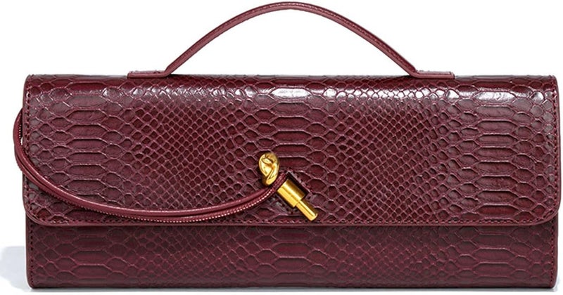Upbull Trendy Woven Evening Clutch Purses Women Underarm Shoulder Handbag Cute Satchels Crossbody Purse PU Leather Wallet - Image 1